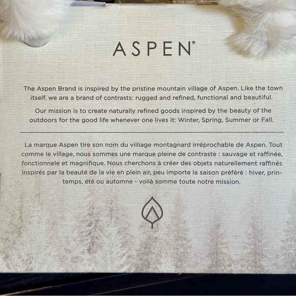 ASPEN Women's Adjustable Faux Fur Earmuffs Cream Ear Warmers New In Box - Picture 5 of 6